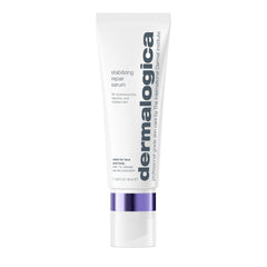 Dermalogica front packaging showing bottle and calming benefits