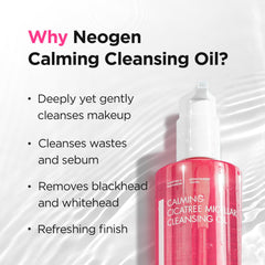 DERMALOGY by NEOGENLAB clear oil drop illustrating lightweight texture benefit