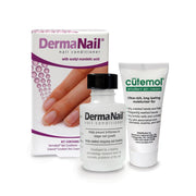 DermaNail front packaging showing the full nail care kit and benefits