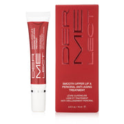 Dermelect front packaging showing compact 0.5 fl oz tube, easy travel storage