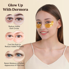 DERMORA close-up gel texture revealing smooth hydration benefit