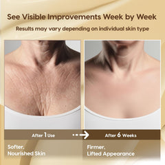 DERPHEA applied to neck in use to hydrate thin, sun-exposed skin