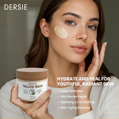 hand applying Dersie cream demonstrating hydration and non-greasy finish