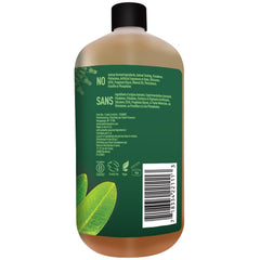 Desert Essence texture foam on hand highlighting gentle lather and comfortable cleanse