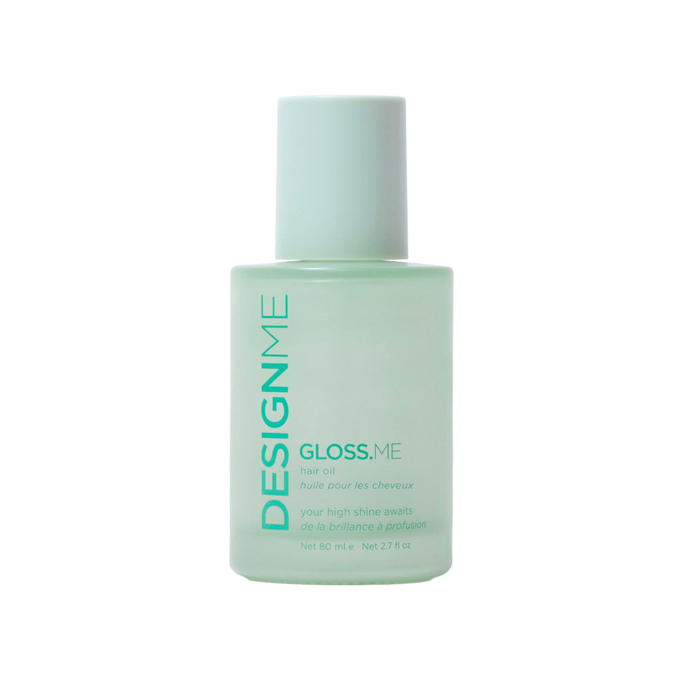 Design.Me front packaging showing sleek bottle and clarity benefit