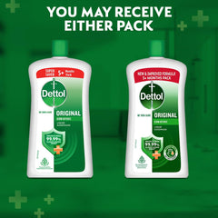 Dettol handwash being dispensed from a pump demonstrating easy use