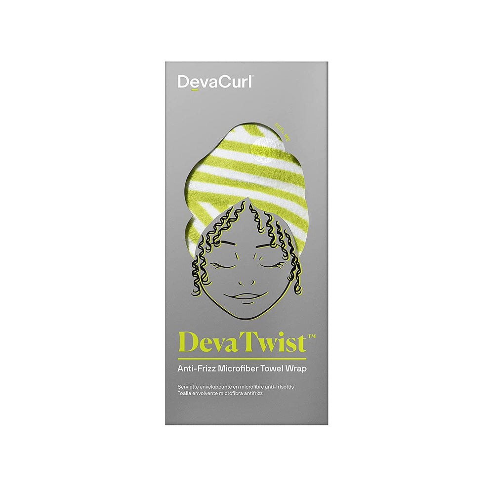 DevaCurl front view of DevaTwist wrap showing shape and fit benefit