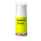 DevaCurl SuperCream front jar showing warm coconut scent and rich moisturizing benefit
