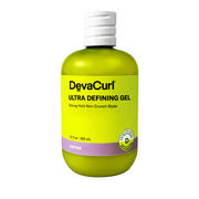 DevaCurl front packaging showing 12 fl. oz and strong hold benefits