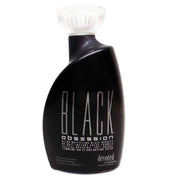 Devoted Creations front bottle view showing bold black bronzer packaging and instant color benefit