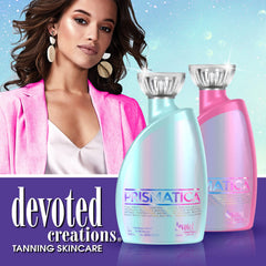 Devoted Creations prismatica ingredient display with squalane and electrolytes showing hydrating benefit