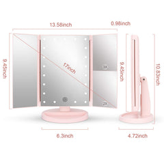 deweisn three panels showing 3X 2X 1X magnification for detailed grooming