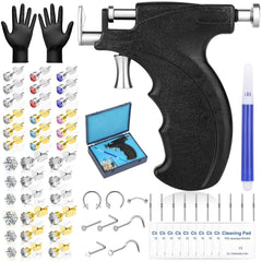 Dexpinzo piercing gun front view showing compact design and easy grip benefit