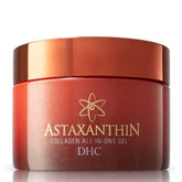DHC jar front view showing product branding and lightweight gel benefit