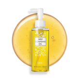 DHC bottle front view showing deep cleansing oil and clear labeling for easy identification