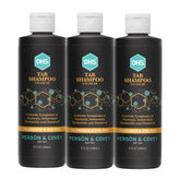 DHS coal tar shampoo front packaging shows product and unscented benefit