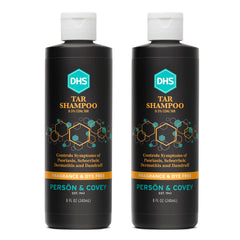 DHS front packaging showing two 8 fl oz bottles and product name for reliable relief