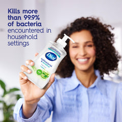 Dial aloe ingredients label highlighting pH-balanced formula and aloe