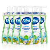 Dial bottle front label showing fresh pear scent and antibacterial benefit