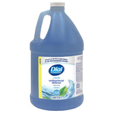 Dial gallon front label showing spring water scent and benefits