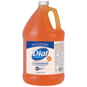 Dial front packaging showing large 128 fl oz refill and sturdy handle for economical use
