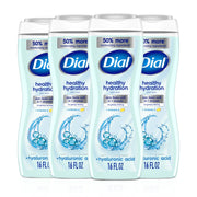 Dial front packaging showing 16oz bottle and clear moisturizing messaging