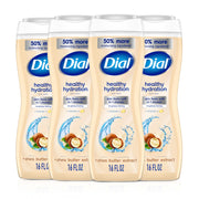 Dial front packaging showing 16 fl oz bottle and hydration benefits