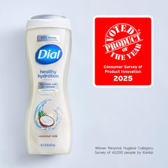 Dial bottle made from recycled plastic highlighting sustainable packaging benefit