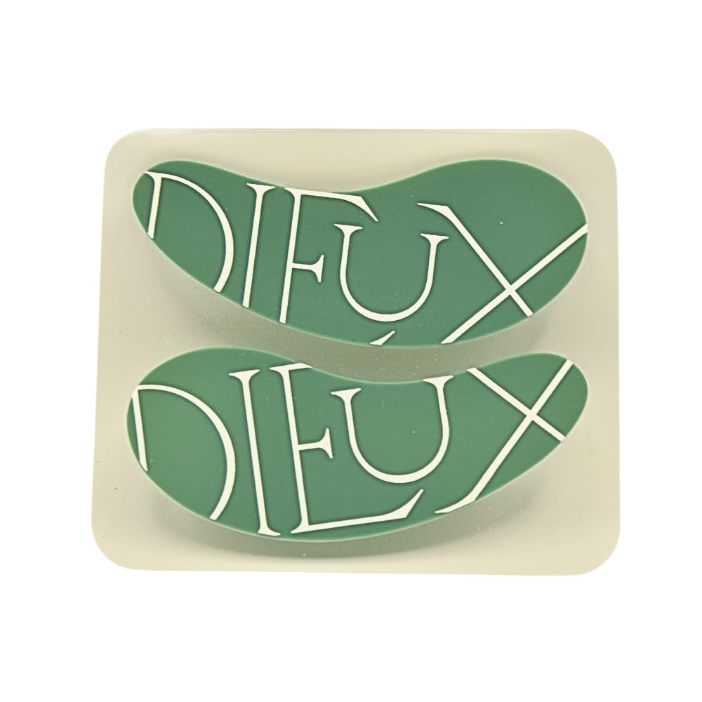 Dieux front packaging showing reusable silicone eye mask and benefits