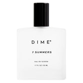 DIME bottle front view showing elegant label and citrus-floral appeal