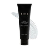 DIME front packaging showing gentle exfoliating facial cleanser benefits