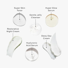DIME Super Skin Toner pouring from bottle, showing balancing prep for serums