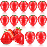 Dimsile front packaging showing twelve strawberry lip balms and product appeal