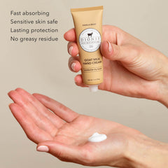 Dionis cream close-up texture, demonstrating smooth quick absorption
