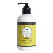 Dionis front pump bottle showing Crisp Pear scent and easy dispensing benefit