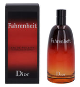 Dior Fahrenheit front bottle showing elegant design and clear branding for confidence
