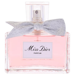 Dior Miss Dior side profile highlighting bottle shape and ribbon detail