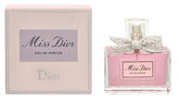 Dior Miss bottle front view showing elegant design and lasting wear