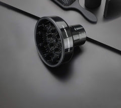Diva Pro Styling rubber-tip detail providing gentle lift and frizz control