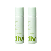 divi travel-size dry shampoo duo front view shows compact convenience