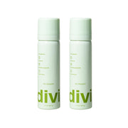 divi travel-size dry shampoo duo front view shows compact convenience