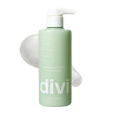 divi hydrating shampoo front packaging showing 12 fl oz for easy identification and storage