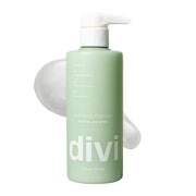 divi hydrating shampoo front packaging showing 12 fl oz for easy identification and storage