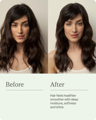 Divi conditioner applied in-shower demonstrating easy detangling benefit