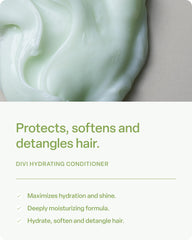 Divi ingredient closeup highlighting coconut oil and plant extracts benefits