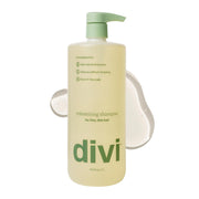 Divi front bottle showing 34 fl oz label and volume benefit