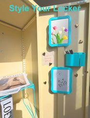 Dizgyuwei magnetic glass mirror close-up giving clear reflection and confident touch-ups