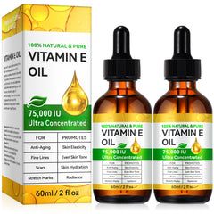 DLOMFVFQ front packaging two bottles showing value pack and organic oil benefit
