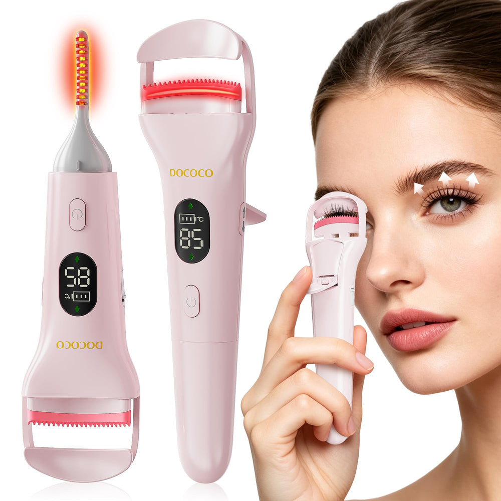 DOCOCO front view of dual head curler, clear design for easy handling