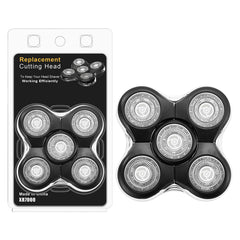 DODAER front view replacement heads showing fit and smoother shave benefit